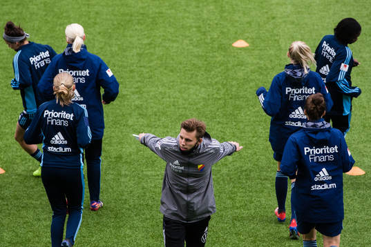 Djurgårdens fysansvarige Samuel Sandén