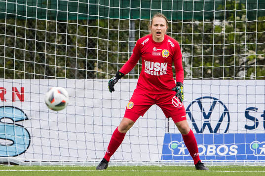 Hammarbys målvakt Anna Tamminen