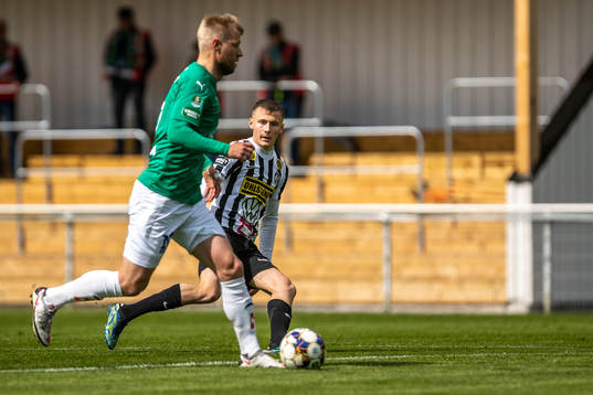 Landskronas Melker Heier och Jönköpings Sebastian Crona