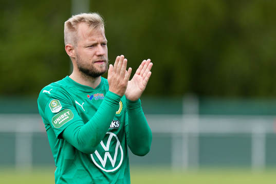 Jönköpings Sebastian Crona jublar