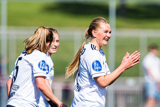 Lisa-Marie Karlseng Utland of Rosenborg celebrates