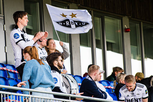 Spectators in the stands