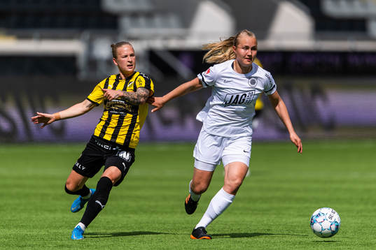Häckens Filippa Curmark och Eskilstunas Noor Ekhoff