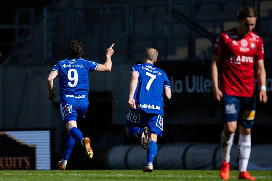 Sundsvalls Linus Hallenius jublar