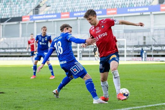 Sundsvalls Jesper Carström och Örgrytes Daniel Paulson