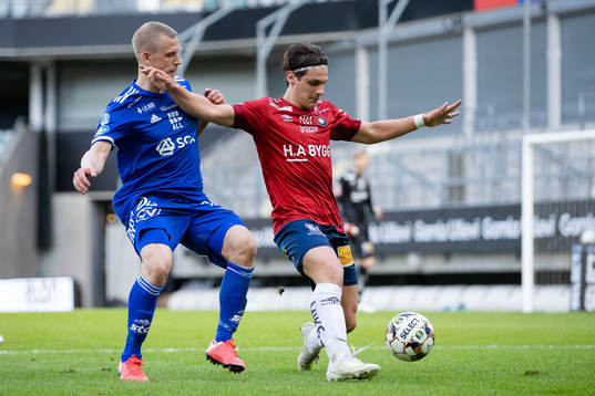 Sundsvalls Erik Andersson och Örgrytes Kevin Ackermann