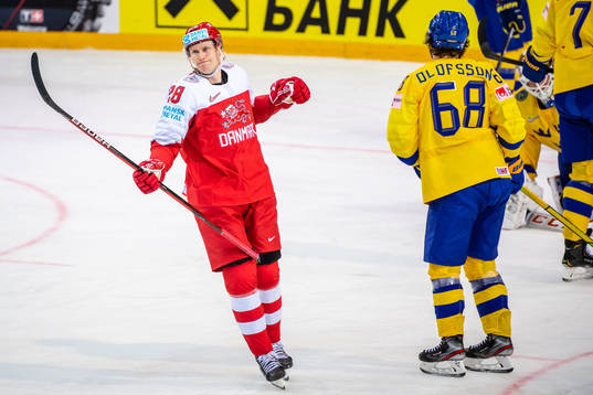 Emil Kristensen of Denmark celebrates