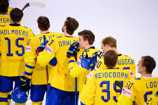 Nils Lundkvist of Sweden looks dejected