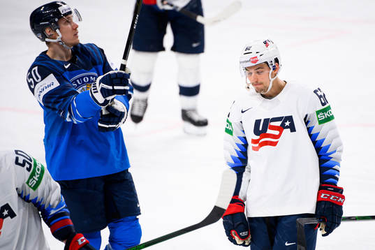 Kevin Labanc of USA looks dejected
