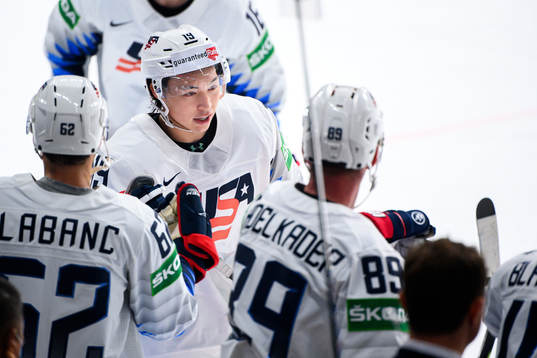 Jason Robertson of USA celebrates the 2-1 goal