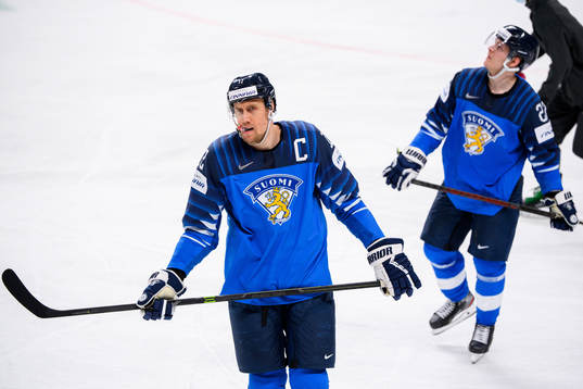 Marko Anttila of Finland looks dejected