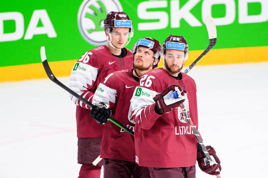 Maris Bicevskis, Rihards Bukarts and Uvis Balinskis of