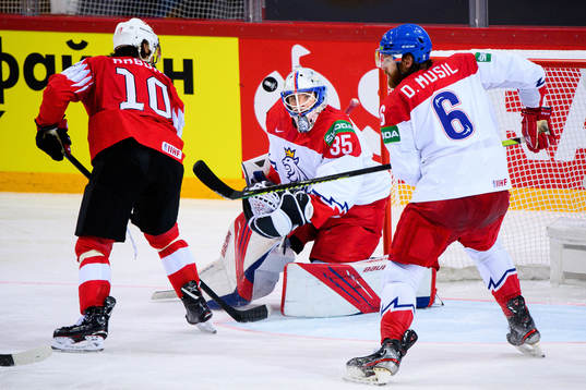 Goalkeeper Roman Will of Czech Republic