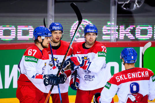 Jiri Smejkal , Adam Musil and Filip Chytil of Czech