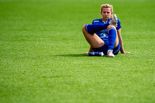 Ingrid Byrøygard Kvernvolden of Kolbotn looks dejected