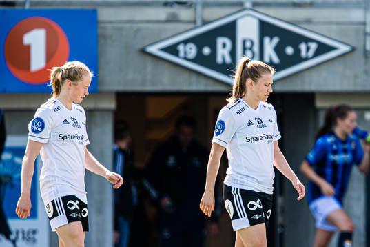 Julie Blakstad and Cesilie Andreassen of Rosenborg
