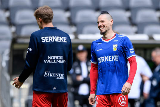IFK Göteborgs Marek Hamsik och Oscar Vilhelmsson