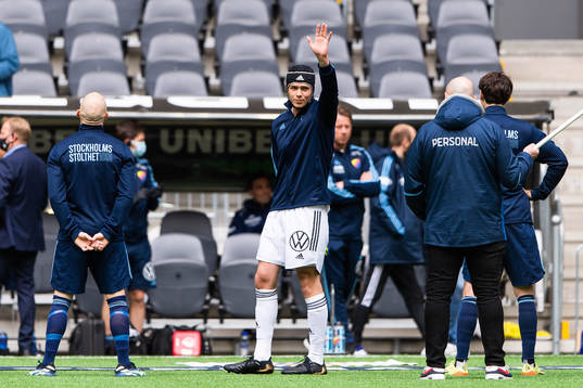 Djurgårdens målvakt Jacob Widell Zetterström