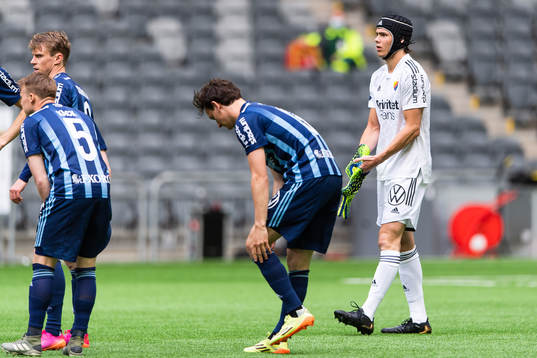 Djurgårdens målvakt Jacob Widell Zetterström