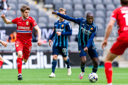 IFK Göteborgs Gustaf Norlin och Djurgårdens Edward