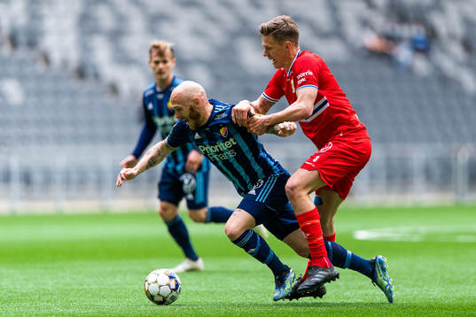 Djurgårdens Magnus Eriksson och IFK Göteborgs Pontus