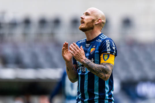 Djurgårdens Magnus Eriksson deppar