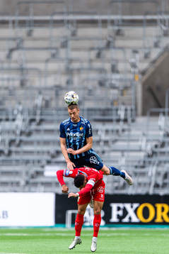 Djurgårdens Jesper Löfgren och IFK Göteborgs Tobias Sana