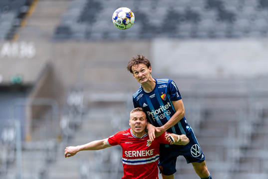 IFK Göteborgs Kolbeinn Sigthorsson och Djurgårdens
