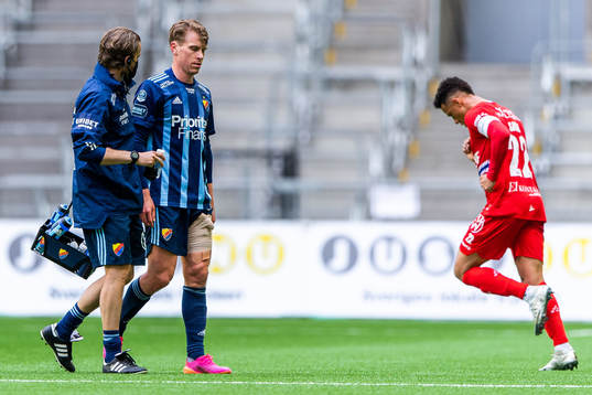 Djurgårdens Rasmus Schüller kliver av skadad