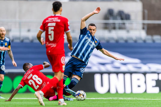 IFK Göteborgs Alhassan Yusuf och Djurgårdens Haris