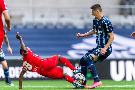 IFK Göteborgs Alhassan Yusuf och Djurgårdens Haris