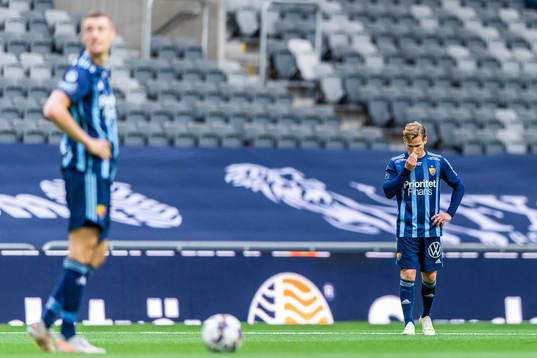 Djurgårdens Hampus Finndell deppar