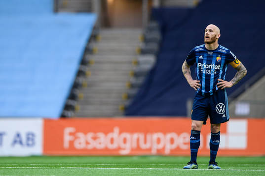 Djurgårdens Magnus Eriksson deppar
