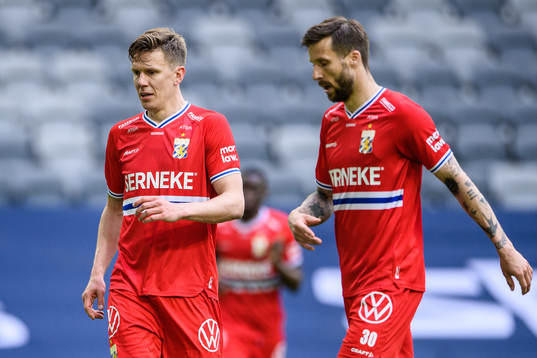 IFK Göteborgs Pontus Wernbloom och Mattias Bjärsmyr