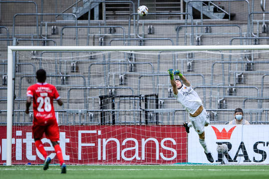 Djurgårdens målvakt Jacob Widell Zetterström