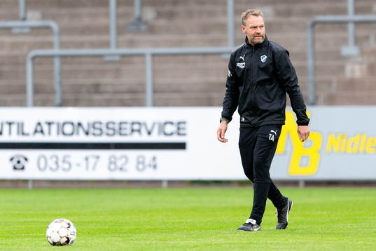 Halmstads assisterande tränare Torbjörn Arvidsson före