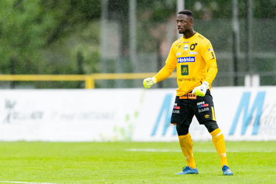 Degerfors målvakt Ismael Diawara