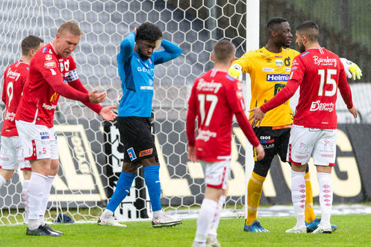 Halmstads Joseph Baffoe deppar