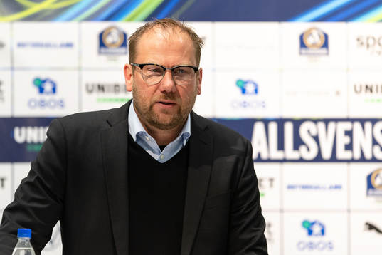 Halmstads tränare Magnus Haglund