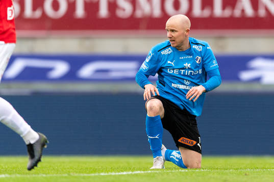 Halmstads Simon Lundevall deppar
