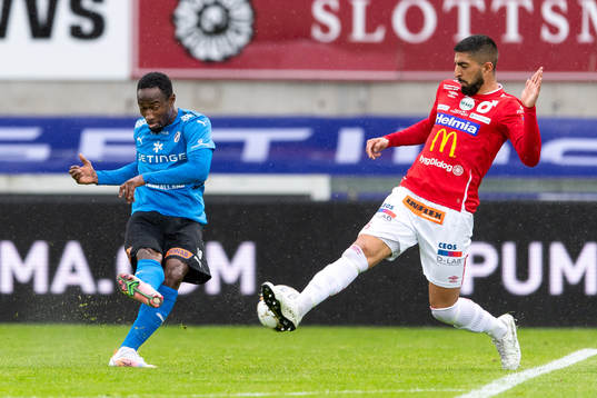 Halmstads Sadat Karim och Degerfors Ferhad Ayaz
