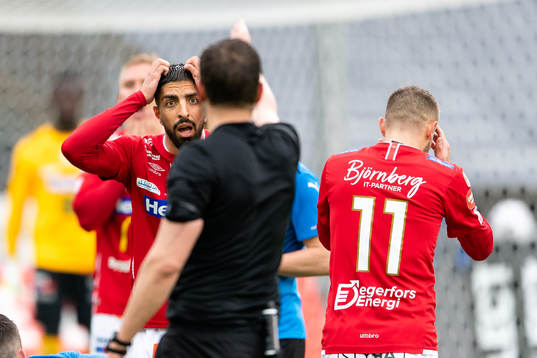 Degerfors Sean Sabetkar reagerar