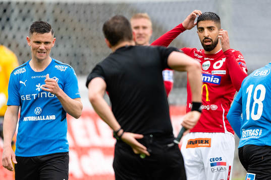 Degerfors Sean Sabetkar reagerar