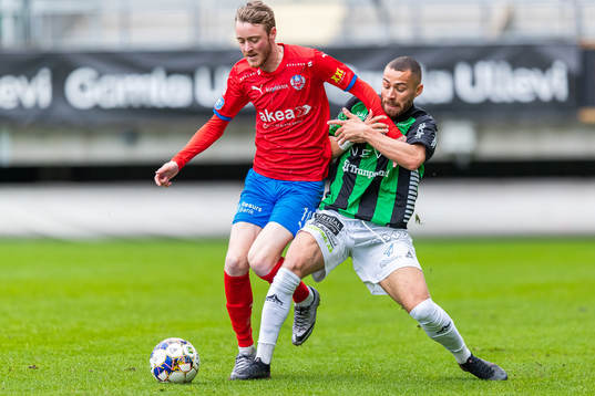 Helsingborgs Rasmus Jönsson och GAIS Malkolm Moenza