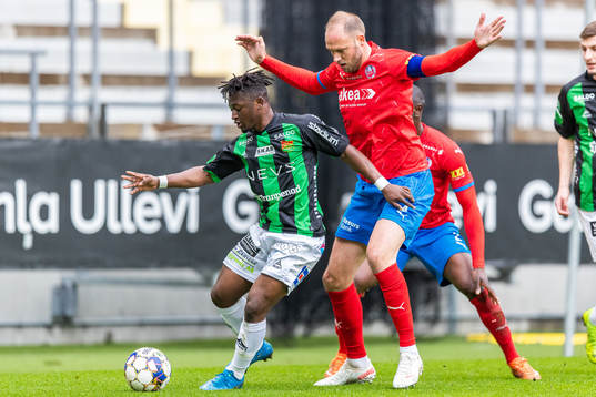 GAIS Michael Kargbo och Helsingborgs Andreas Granqvist