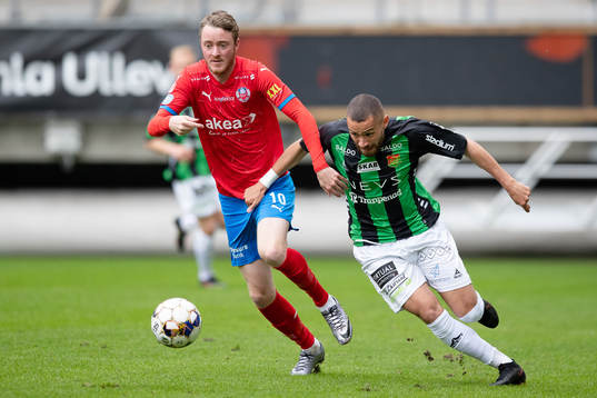 Helsingborgs Rasmus Jönsson och GAIS Malkolm Moenza