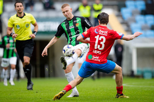 GAIS Joackim Åberg och Helsingborgs Wilhelm Loeper