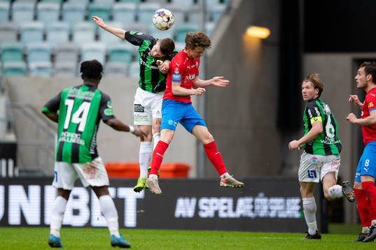 GAIS Adnan Maric och Helsingborgs Max Svensson