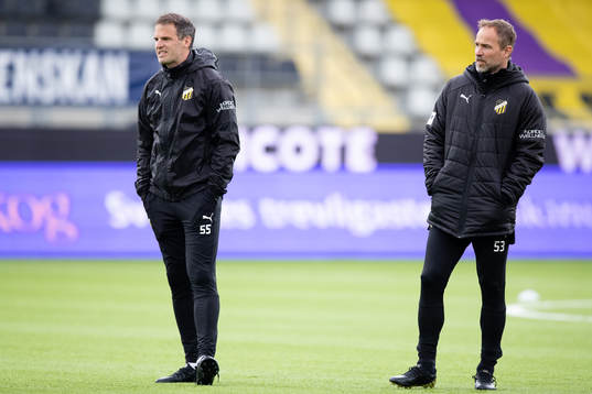 Häckens assisterande tränare Robert Vilahamn och