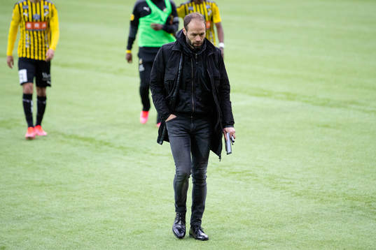 Häckens tränare Andreas Alm